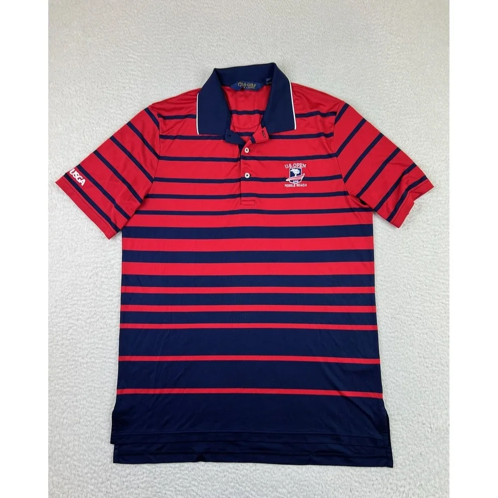 US Open Pebble Beach Shirt Mens Large Golf Polo USGA 2019‎ Ralph Lauren